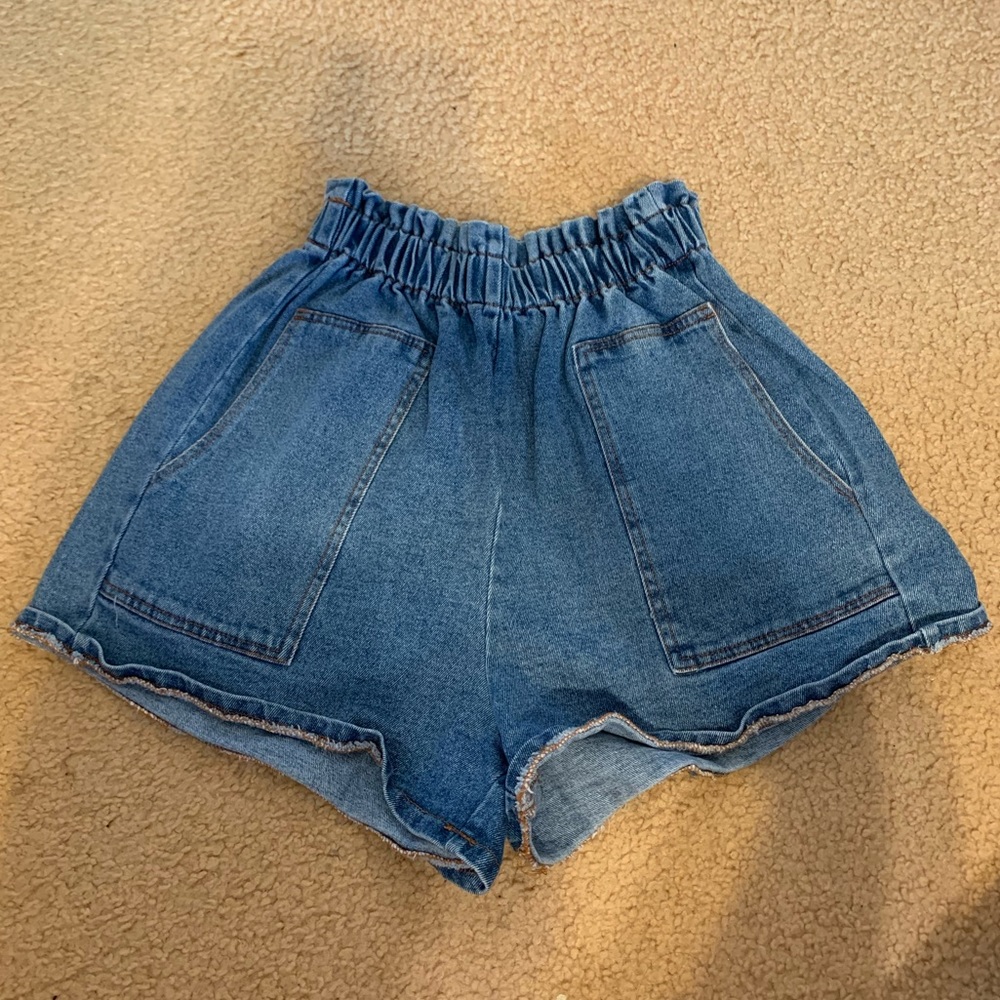 Princess Polly High Waisted Paperbag Shorts
